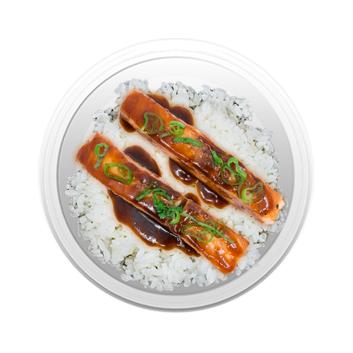 Donburi Salmon + Witte rijst